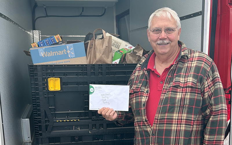 Food-drive donation