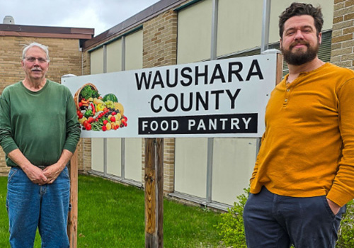 Retiring Executive Director Nathan Knight and new Executive Director Tyler Weston